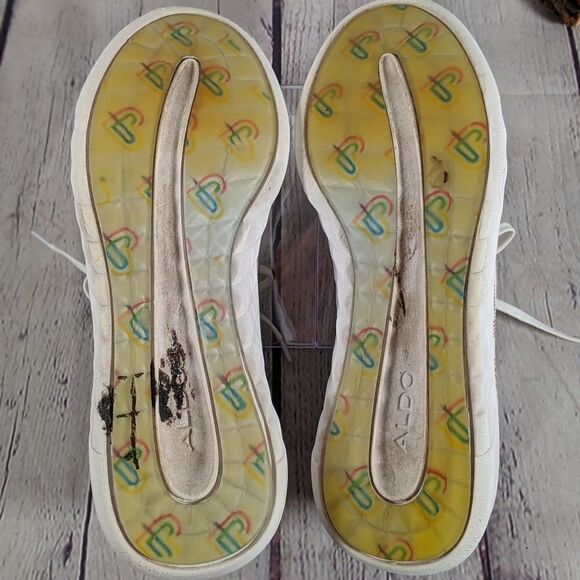 Aldo Mx2b White Multicolor Sneakers - Picture 6 of 8
